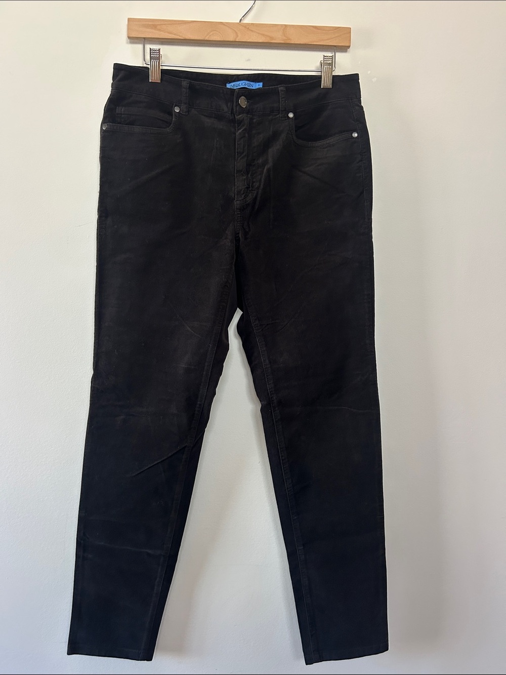 J. McLaughlin Black Corduroy Slim Pants